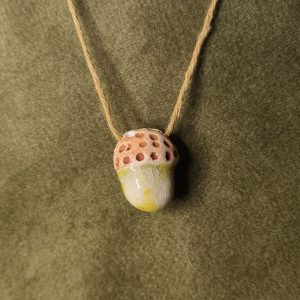 Speckled Claycorn of Air, Pendant